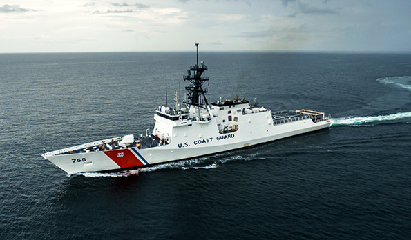The US Coast Guard accepted delivery of the USCGC Munro the sixth Legendclass cutter in Pascagoula Miss on December 16 2016