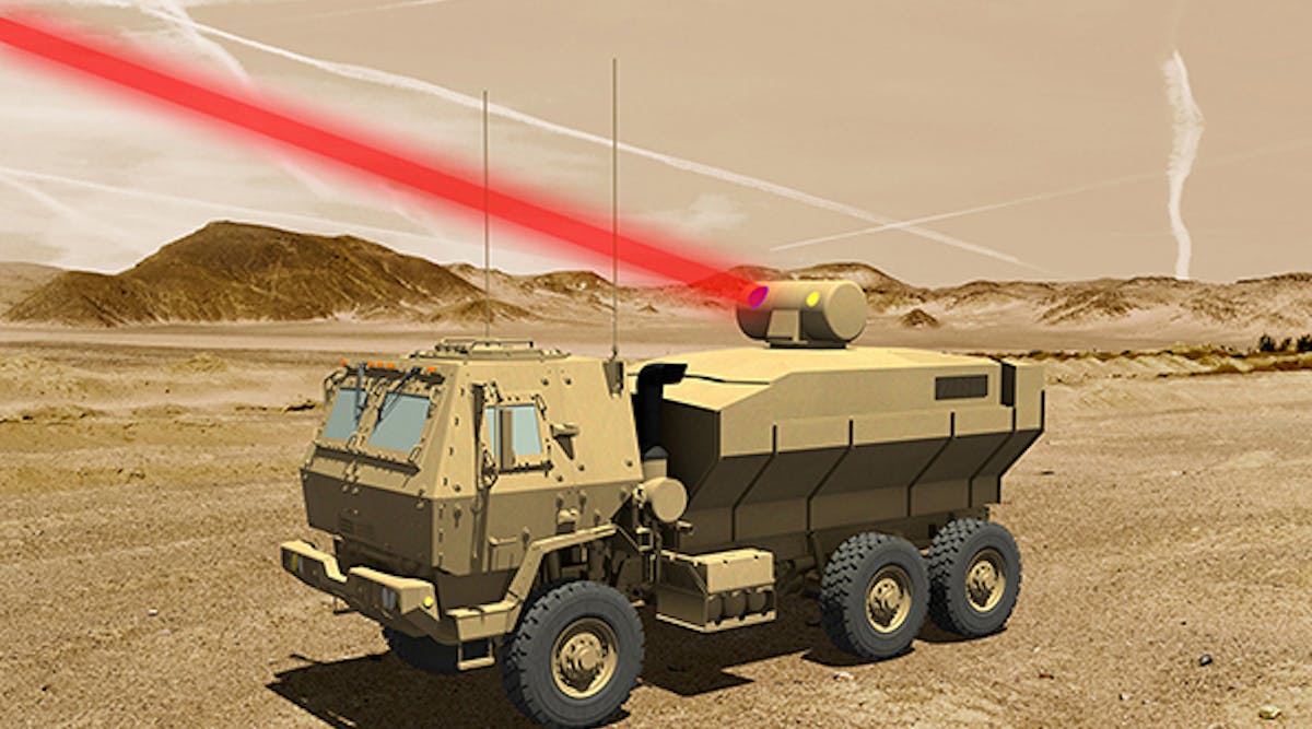 The 60-kW-class system laser is based on a design developed under the Department of Defense&apos;s Robust Electric Laser Initiative Program, and developed further by Lockheed Martin. A Lockheed executive explained its testing shows that a single, directed energy laser is lightweight, low volume, and reliable enough to be deployed defensively on tactical vehicles.