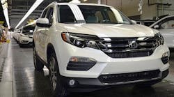 Honda Manufacturing of Alabama builds Honda Odyssey and Pilot SUVs and Ridgeline light truck, and also produces the Acura MDX SUV.