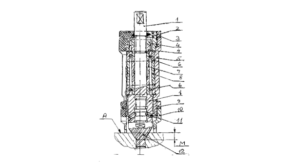 A diagram for a functional countersink setup