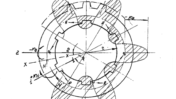 A section of Figure 2 see detail below illustrating the variability of torsion and bending