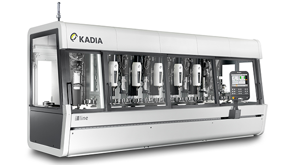 Due to the slim dimensions of LH honing spindles even multistage machines like the Kadia T Line are compact units