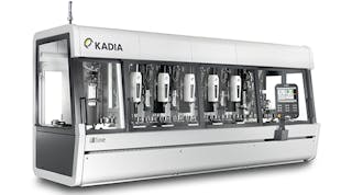 Due to the slim dimensions of LH honing spindles, even multi-stage machines like the Kadia T Line are compact units.