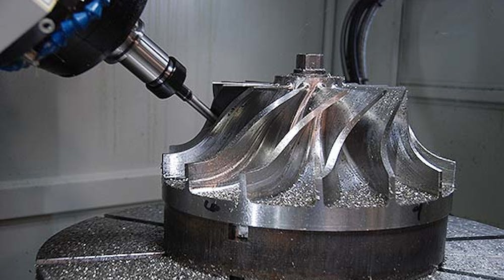 The design complexity and surface finish requirements of many high-value aerospace components are compelling arguments for investing in 5-axis machining technology.