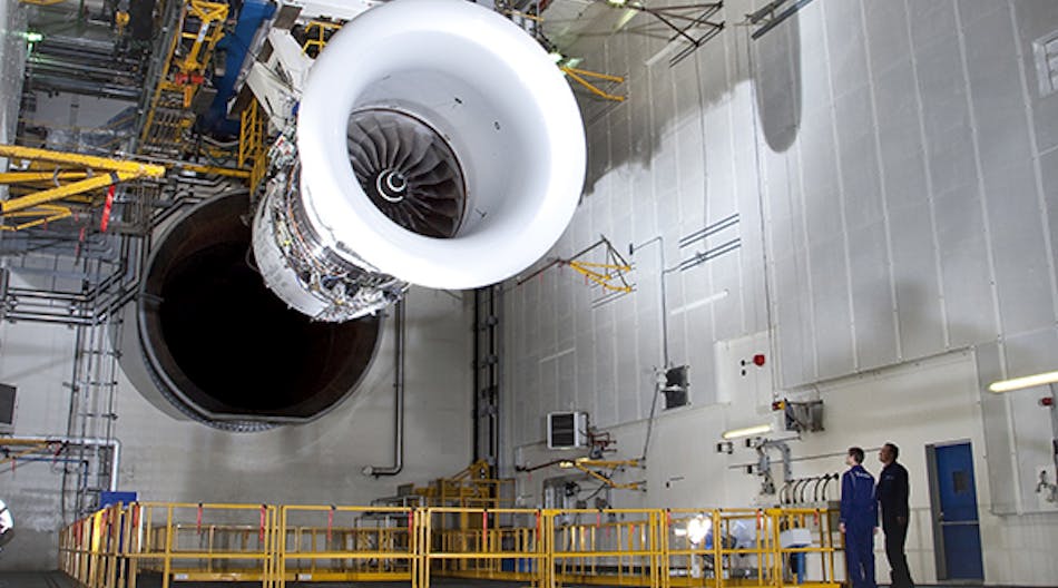 Rolls-Royce will build a new test bed for large turbofan jet engines at Derby, England, in preparation for an expected increase in production volume.