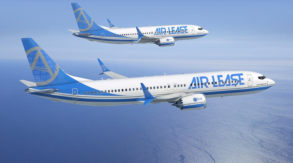With 12 more 737 MAX jets now contracted, Air Lease Corp. has orders for 130 of Boeing&rsquo;s new medium-range aircraft, and its bookings for two 787 Dreamliners brings its total orders for that wide-body jets to 49 aircraft.