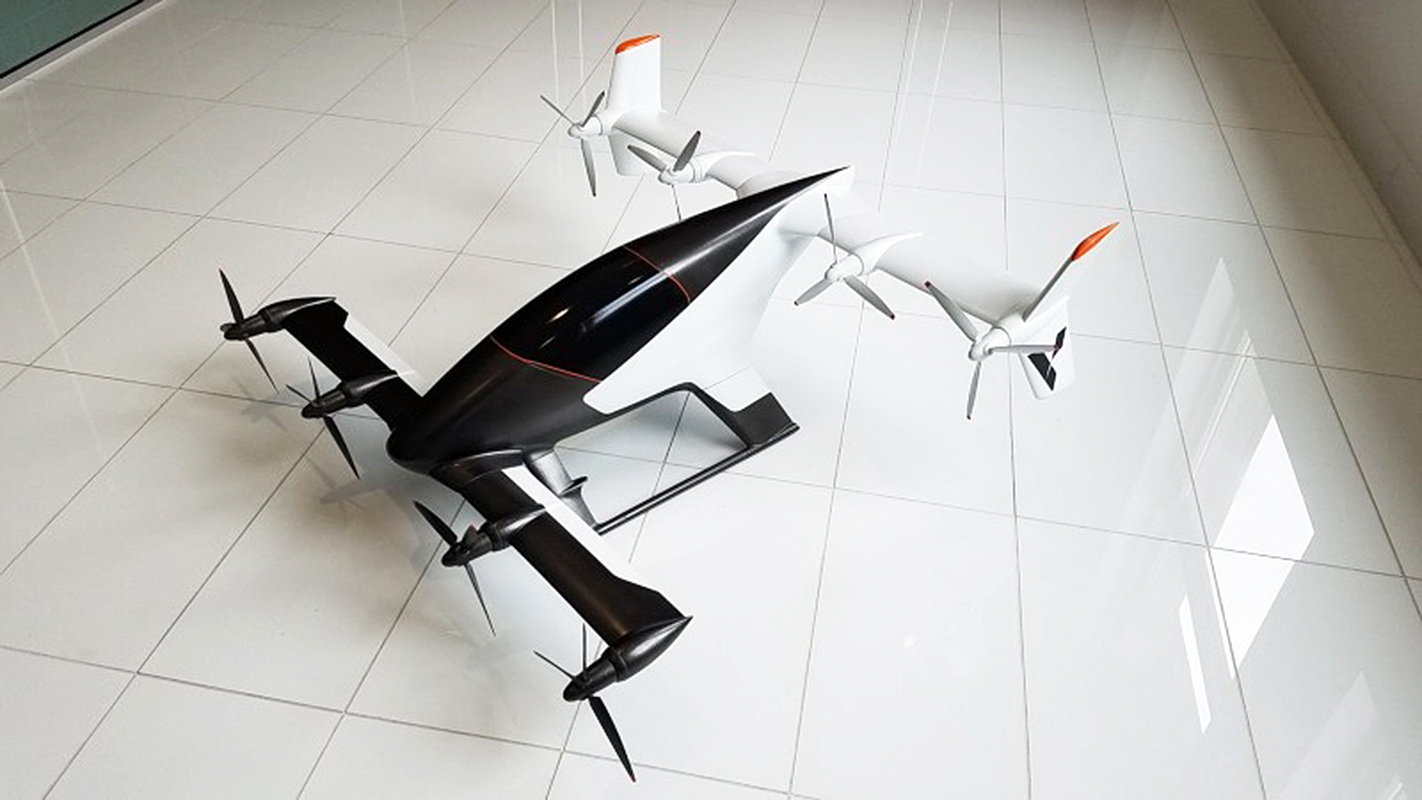 Vahana scale model VTOL