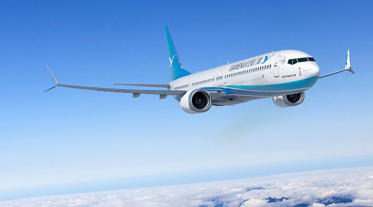 Boeing inked a Memorandum of Understanding last spring at the 2017 Paris Air Show to deliver 10 737 MAX 10 aircraft to China&rsquo;s Xiamen Airlines, an order valued at $1.2 billion at list prices.