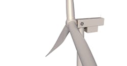 Illustration of GE Renewable Energy's 4.8–158 onshore wind turbine Illustration of GE Renewable Energy's 4.8–158 onshore wind turbine