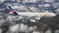 The A340 Flight Lab is said to be the world’s first test aircraft to combine a transonic laminar wing profile with “a true internal primary structure.” The A340 Flight Lab is said to be the world’s first test aircraft to combine a transonic laminar wing profile with “a true internal primary structure.”