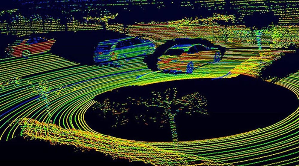 LiDAR sensors use light to create high-resolution images of the objects and landscape surrounding them, and that information is used to provide more accuracy of the proximate space than cameras or radar alone.
