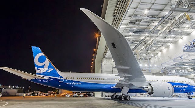 Composite materials represent a significant proportion of the 787 Dreamliner aircraft, and Mitsubishi Heavy Industries is the sole supplier of the composite wing structures.