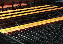 Con cast billets WB runout Con cast billets WB runout