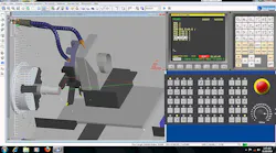 CAM program simulation
