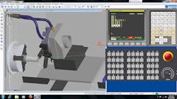 CAM program simulation CAM program simulation