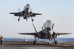F-35B landing, USS America F-35B landing, USS America