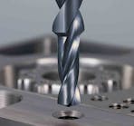 Emuge Corp.&apos;s new EF Step Drill is a high-penetration rate, solid carbide tool that drills and chamfers in one operation, saving time and providing an accurate hole-to-chamfer location and hole preparation for tapping or thread milling.
