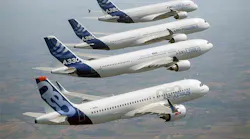Airbus commercial aircraft - A320, A330, A350, A380