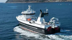 Rolls commercial fishing vessel
