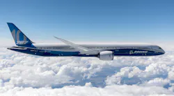 Boeing 787-10 in flight