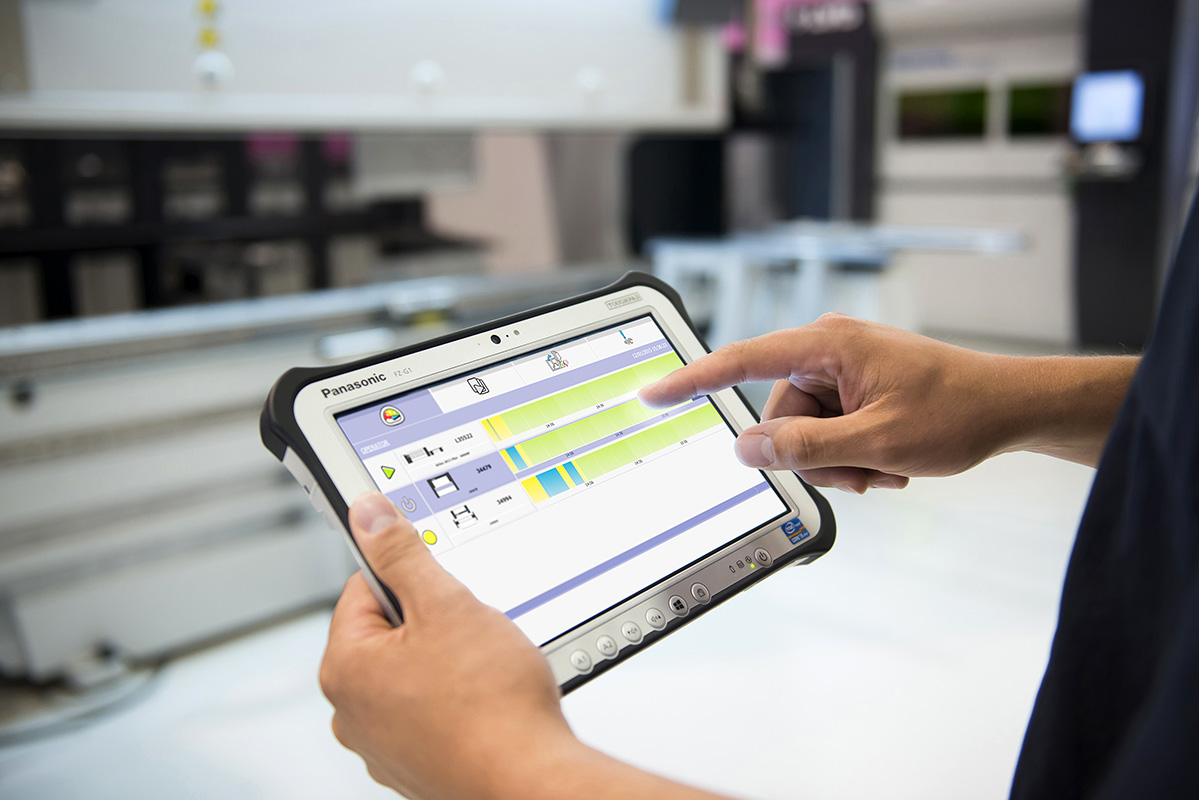 LVD Strippit&rsquo;s Touch-i4 tablet