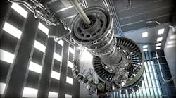 The GE9X is a high-bypass turbofan engine developed specifically for Boeing&rsquo;s 777X twin-engine aircraft. According to GE Aviation, it will have 134-in. diameter front fan, with a composite fan case and 16 carbon fiber-composite fan blades.