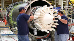 LEAP-1B engine CMC high-pressure turbine section