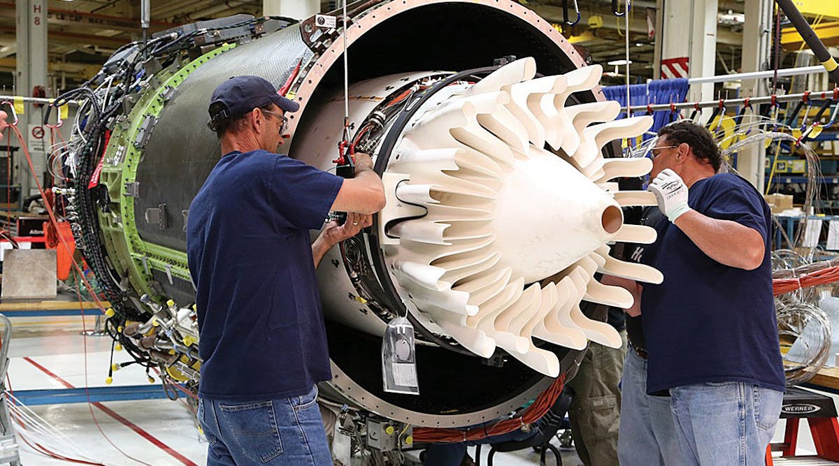 The LEAP engine, developed by GE Aviation joint venture CFM International, is the first commercial jet engine to use CMCs in the high-pressure turbine section.