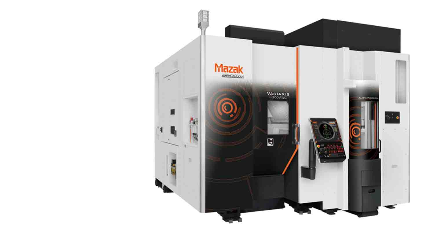 Mazak Variaxis i300 AWC with a high-capacity Auto Work Changer