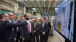 Saudi Arabian Crown Prince and Minister of Defense Mohammed bin Salman bin Abdulaziz toured Boeing&rsquo;s commercial aircraft manufacturing operations in Seattle.