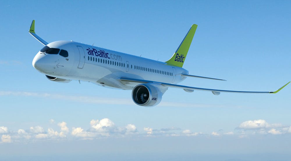 Air Baltic was the CS300 launch customer in 2016, and will become the largest C Series operator in Europe with the new order.
