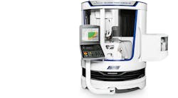 The Walter Helitronic Power 400 grinding machine is one of two machines United Grinding introduced at GrindTec 2018 in March. It offers 35% more workpiece space with the ability to grind tools up to 380 mm (14.96 in.) long. It also has a machine bed with enhanced rigidity, and a new worm drive for the C axis, optional torque motor, and pneumatically driven steadyrests and tailstocks.