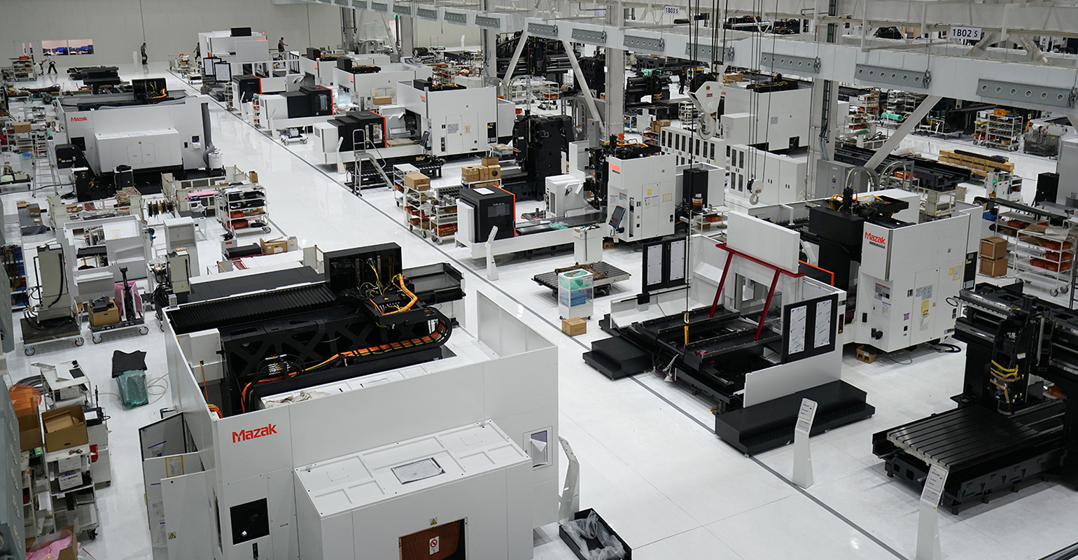 Mazak, Inabe Japan plant assembly area
