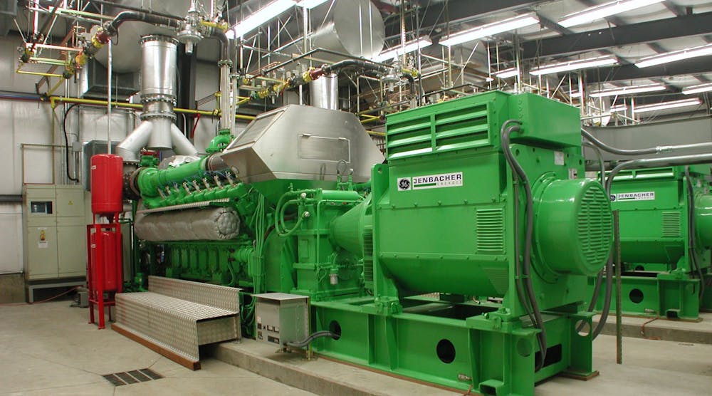 Jenbacher industrial gas engines are manufactured in Austria. The product line also includes co-generation engine units.