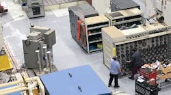 The 120-year-old Norwood Motor Manufacturing plant installed a new, 360-ton motor test stand. The 120-year-old Norwood Motor Manufacturing plant installed a new, 360-ton motor test stand.