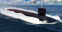 General Dynamics Columbia Class ballistic missile sub General Dynamics Columbia Class ballistic missile sub