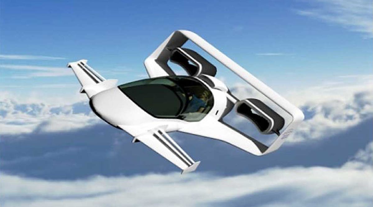 The Jetoptera &ldquo;flying car&rdquo; concept involves a distributed propulsion system that is integrated into an airframe. The developer claimed the propulsion system reduces weight approximately 30% compared to turbofans or turboprops.