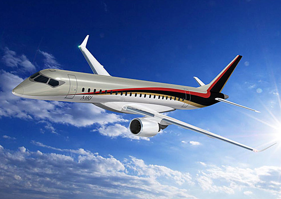 Mitsubishi MRJ twin-engine jet