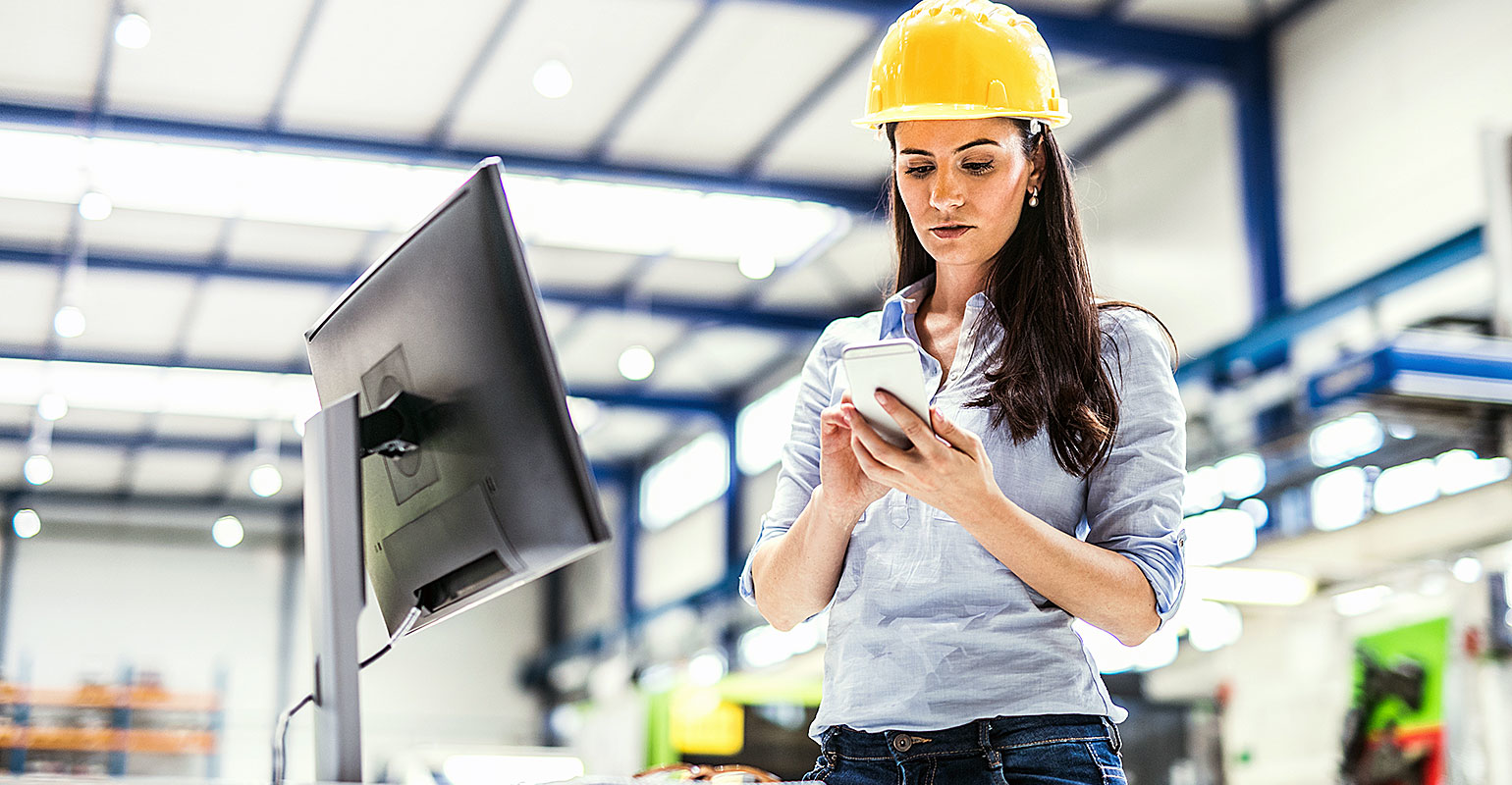 Mobile factory floor worker