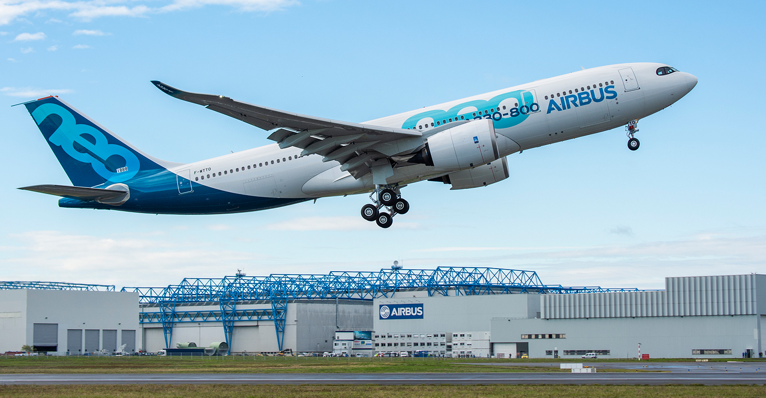 A330-800 first flight