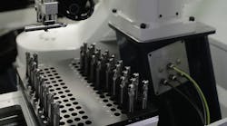The ANCA AR300 robot for precision workpiece handling in cutting-tool grinding.