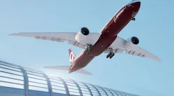 Boeing 777X overhead