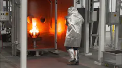 Ceramic mold firing at Advanced Airfoil Components