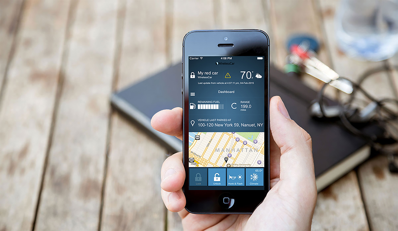 WirelessCar mobile app