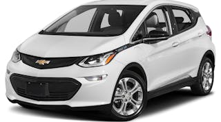 The 2019 Chevrolet Bolt EV is a five-passenger, front-wheel drive battery electric vehicle with a sticker price of $36,620-41,020.