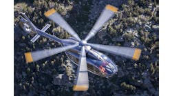 The new H145 design has a five-bladed rotor and a maximum take-off weight increased to 3,800 kg.