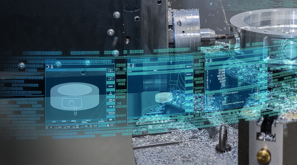 Siemens offers a portfolio of CNC programs and integrates these with the Mindsphere open IIoT operating system, a Cloud-based platform of customizable services for digitalized machine shops.