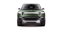 The seven-passenger R1S SUV is one of two battery electric vehicles built on the developer&rsquo;s &apos;skateboard&apos; platform, and will have a range up to 400 miles.