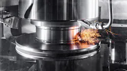 close-up machining at Waupaca Foundry