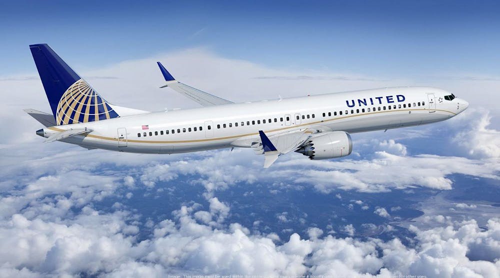 United Airlines operates 14 Boeing 737 MAX aircraft, and has ordered a total of 100 of the twin-engine, medium-range jets.